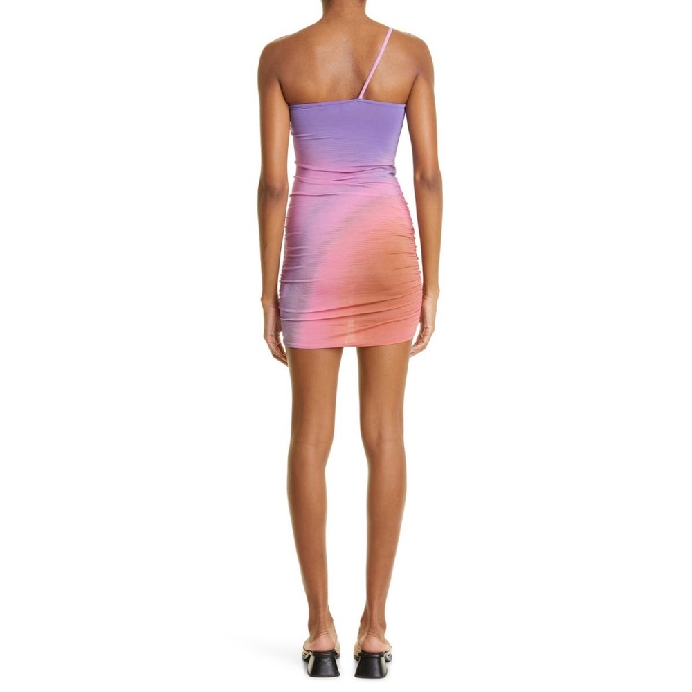 NWT PALOMA WOOL Valie Gradient Print Ruched Minidress - Picture 6 of 9